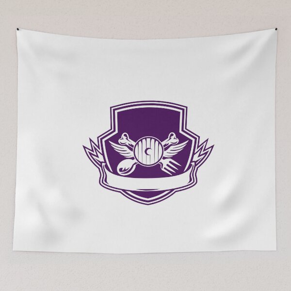 Item preview, Crossed Spoon and Fork Headlamp Shield Retro designed and sold by patrimonio.