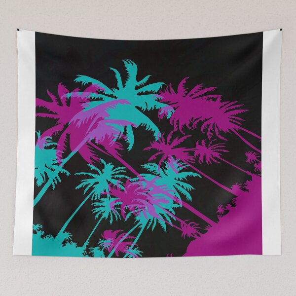 Item preview, California at Night - Palm Trees  designed and sold by pinklioness.