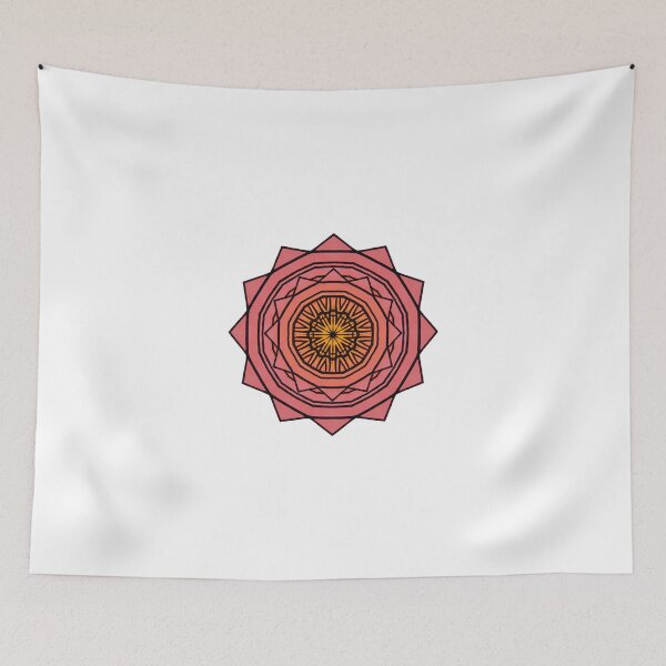 Item preview, Sunny Kaleidoscope in Pink and Yellow designed and sold by Lori Kingston.
