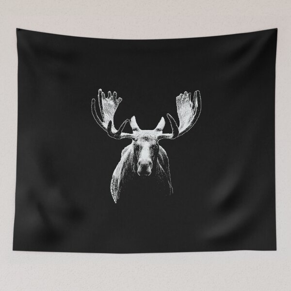 Item preview, Bull moose white  designed and sold by Saltypro.