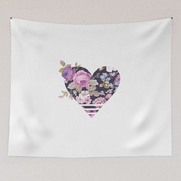 Item preview, Flowery artsy heart designed and sold by LeVintage.