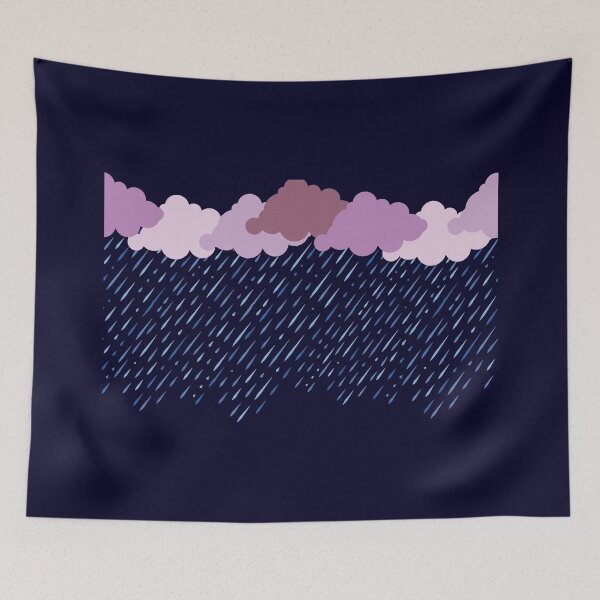 Item preview,  Abstract clouds with rain designed and sold by aytomir.