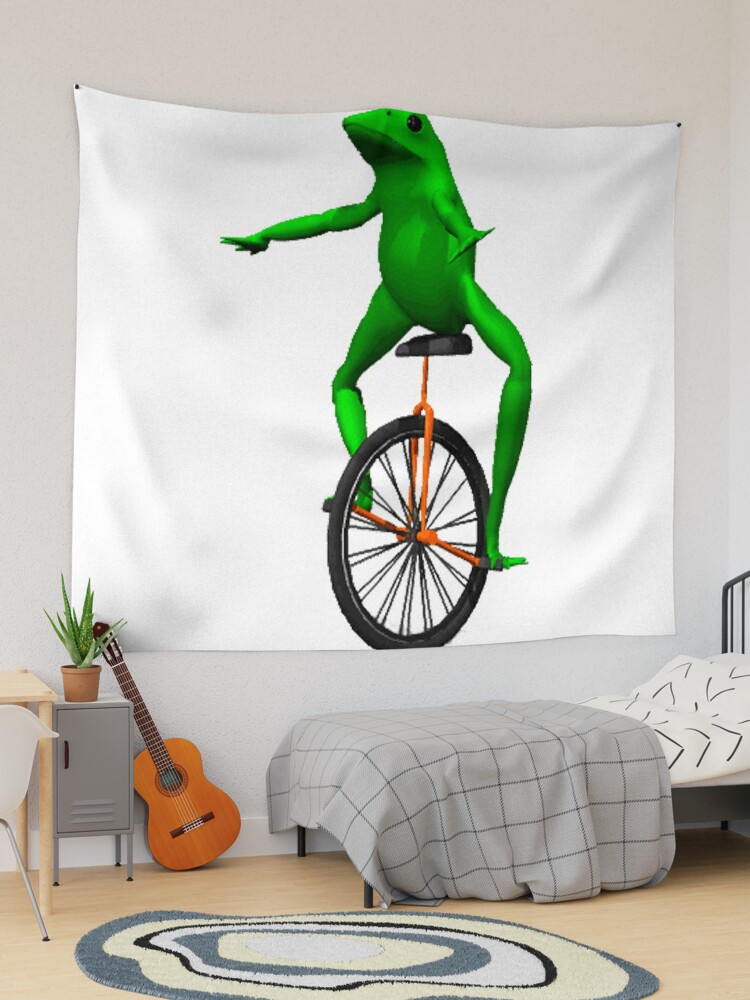 dat boi meme / unicycle frog  Tapestry for Sale by JoeDaEskimo
