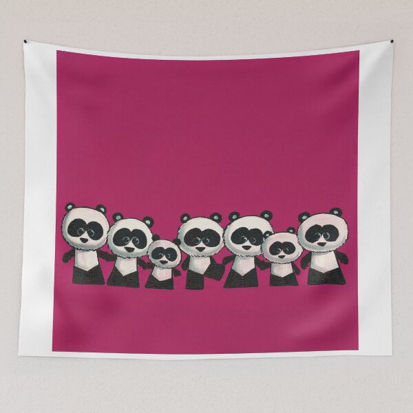Aperçu de l'œuvre Splatter Pandas créée et vendue par SplatterBubble.