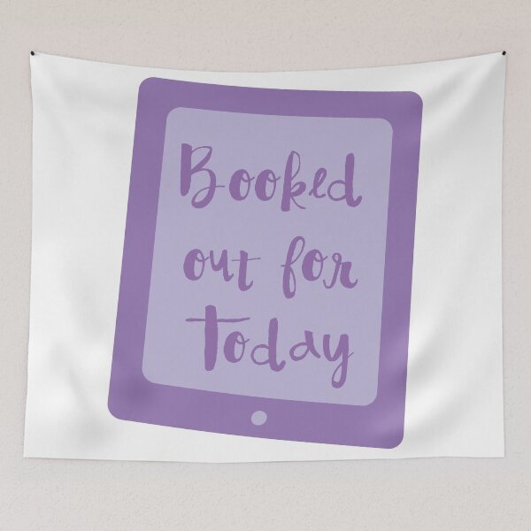 Item preview, booked out for today (e-reader) designed and sold by jazzydevil.