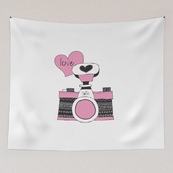Item preview, Vintage Retro Love Camera designed and sold by peacockcards.