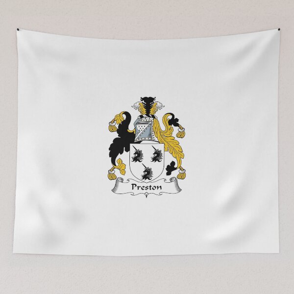 Item preview, Preston Coat of Arms / Preston Family Crest designed and sold by ScotlandForever.