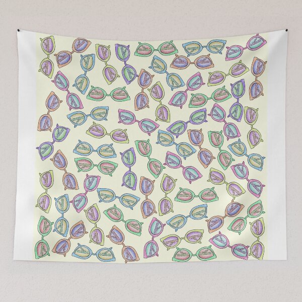 Item preview, Sunglasses in Colorful Summer Watercolor Paint designed and sold by Blkstrawberry.