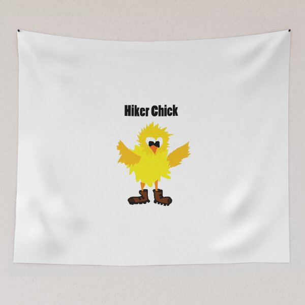 Item preview, Cool Funny Hiker Chick Cartoon designed and sold by Nature's Fancy.