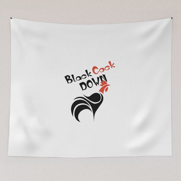 Item preview, Funny Black Cock Down designed and sold by Black-Fox.