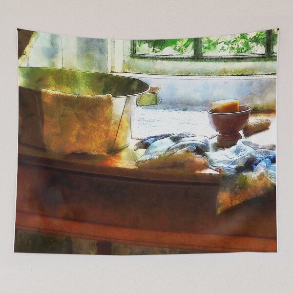Item preview, Wash Basin and Soap designed and sold by Susan Savad.