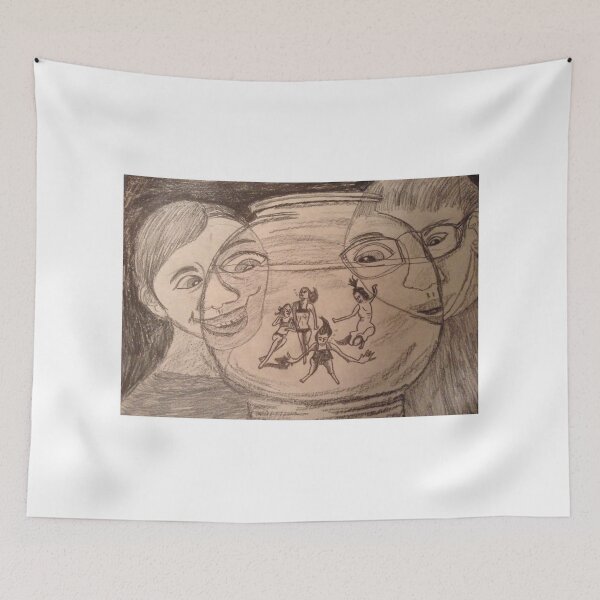 Item preview, The Fishbowl Woman designed and sold by pinkyjainpan.