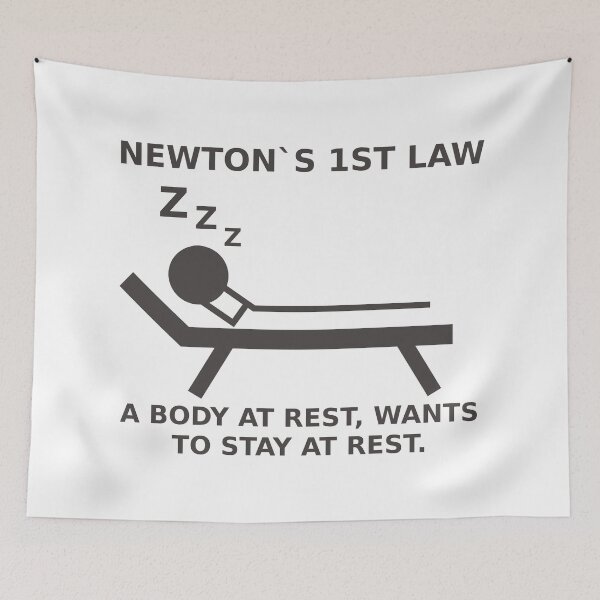 Item preview, Newton 1st law designed and sold by ivperisic.