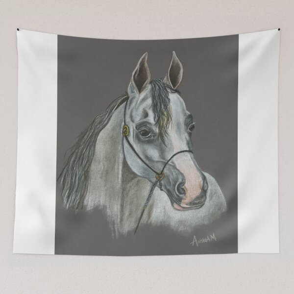 Item preview, Arabian Horse Drawing / Painting by Anthea M designed and sold by ArtByAntheaM.