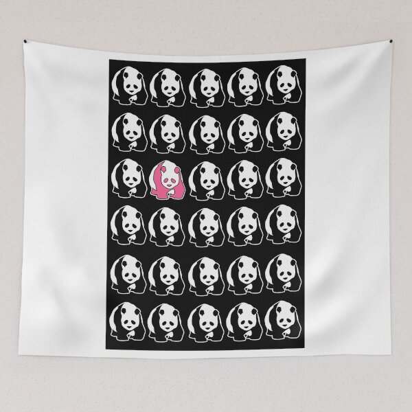 Item preview, Cute Panda Pattern with One Pink Panda designed and sold by Greenbaby.