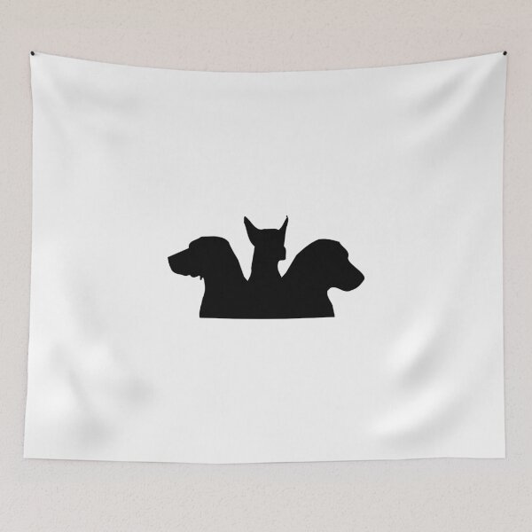 Item preview, Dog family silhouette designed and sold by mishamisha.