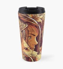 orange fox Travel Mug