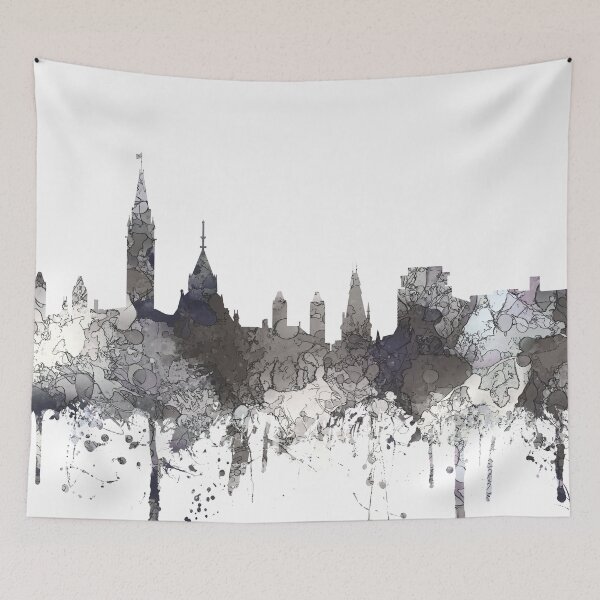 Item preview, Ottawa, Ontario, Canada Skyline - CRISP designed and sold by Marlene Watson-Hall.