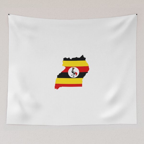 Item preview, Flag Map of Uganda  designed and sold by abbeyz71.