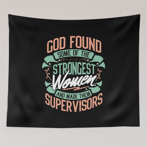 Item preview, Strong Woman Supervisors Profession Gift designed and sold by haselshirt.