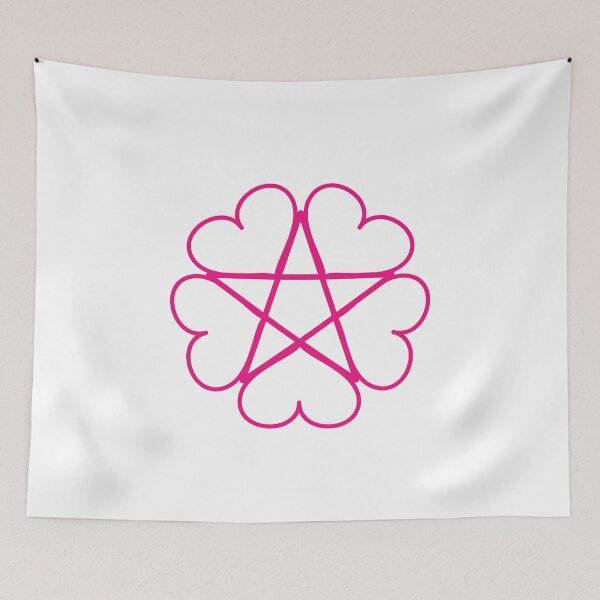 Item preview, Pink Magical Heartagram designed and sold by KingRedbad.