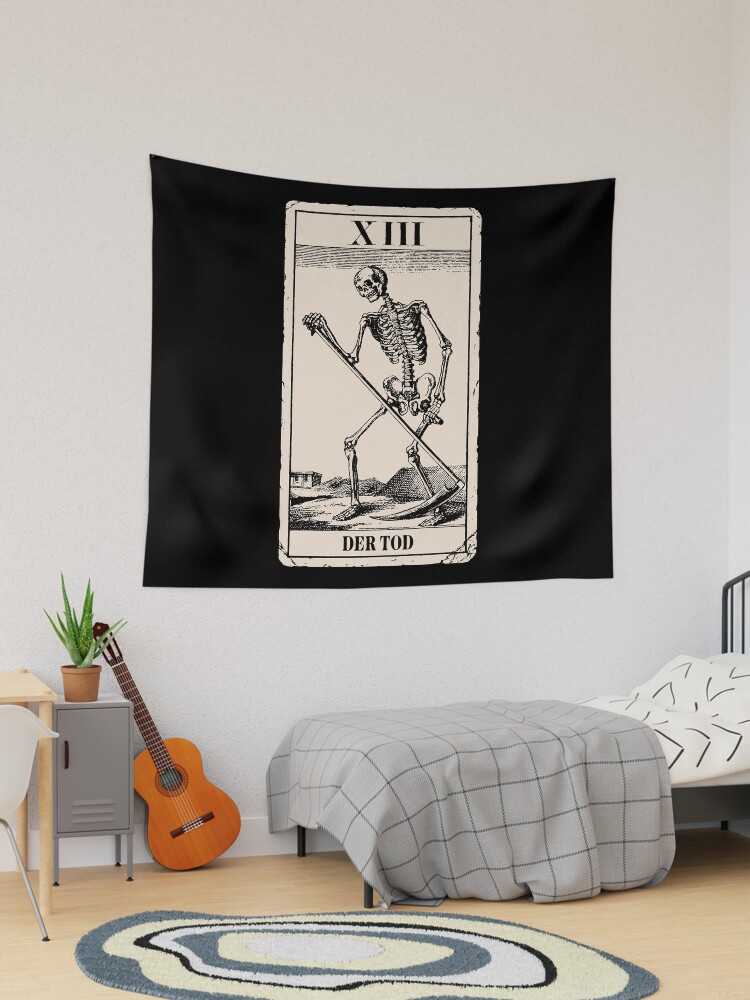 Death tarot card online tapestry