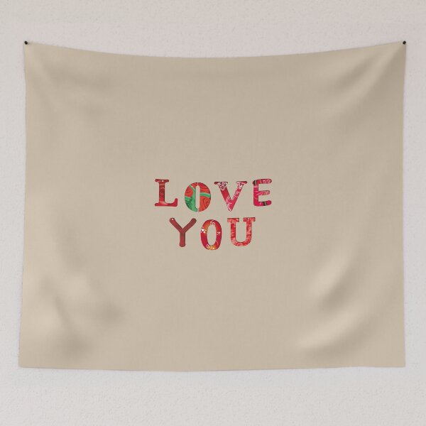 Item preview, Love You Text Art - Happy Quote designed and sold by SylviaGo.