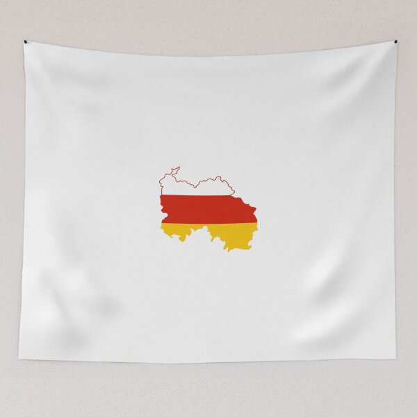 Item preview, Flag Map of South Ossetia  designed and sold by abbeyz71.