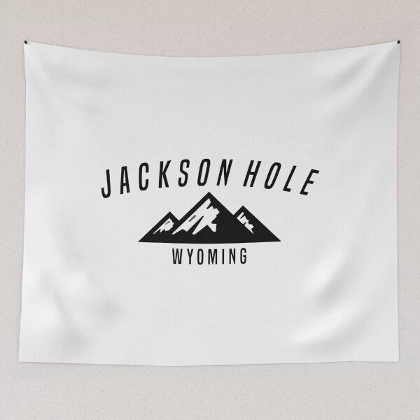 Item preview, JACKSON HOLE WYOMING Mountain Skiing Ski Snowboard Snowboarding designed and sold by DESTINATIONS DECAL.