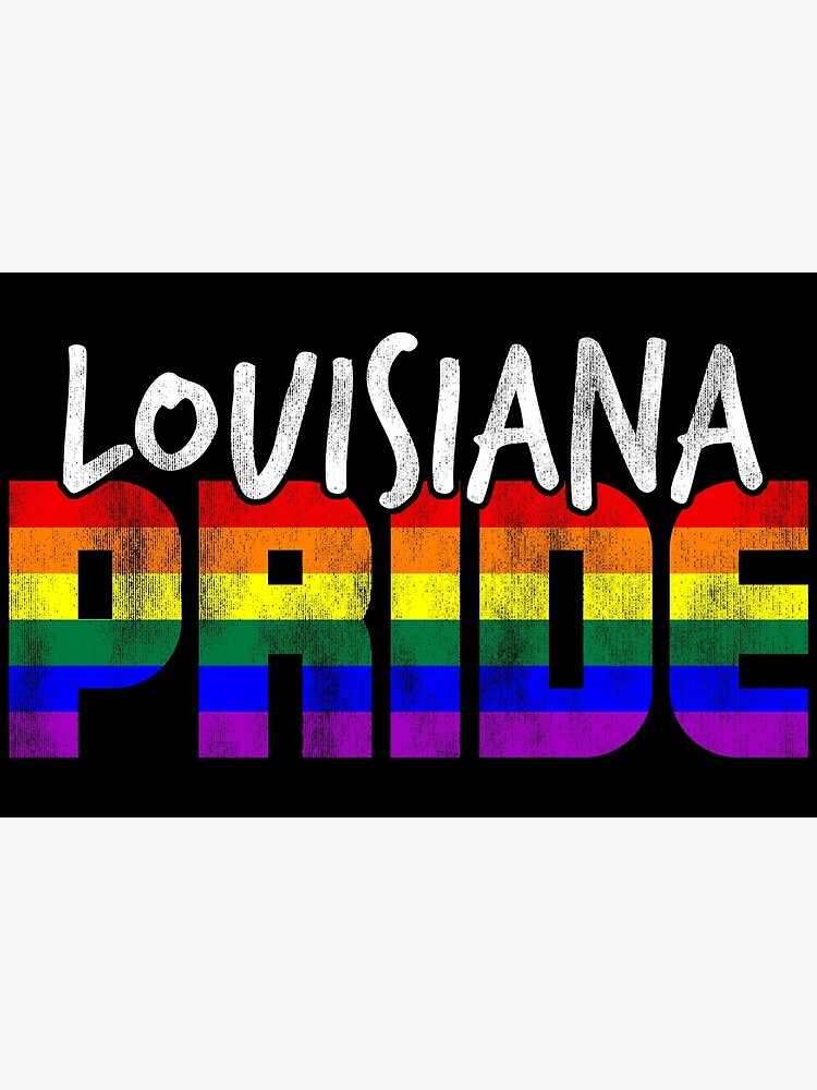 "Louisiana Pride LGBT Flag" Poster by valador Redbubble