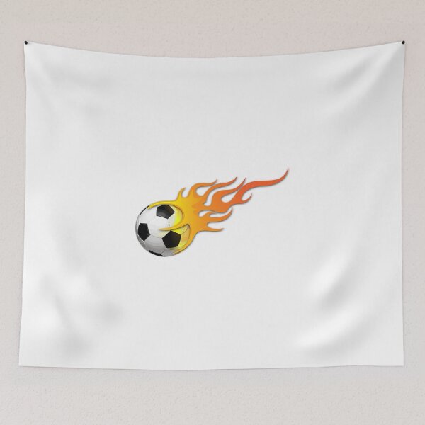 Item preview, Football on fire art designed and sold by lovingangela.
