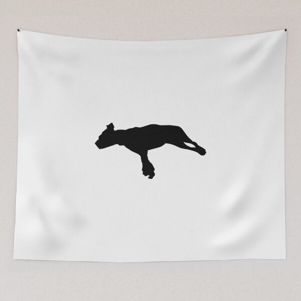 Item preview, Jumping dog silhouette designed and sold by mishamisha.