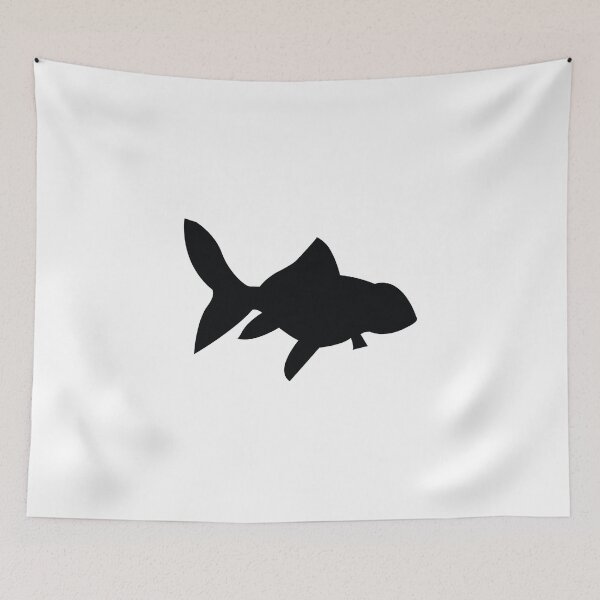 Item preview, Fatty fish silhouette designed and sold by mishamisha.