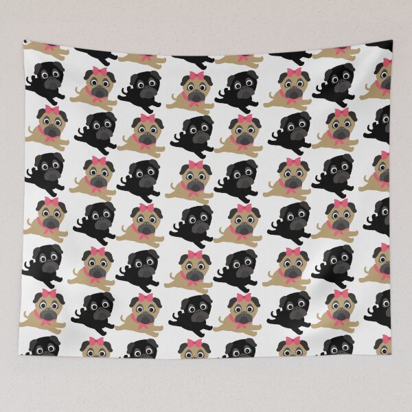 Item preview, Fawn and Black Pug Puppies designed and sold by pugmom4.