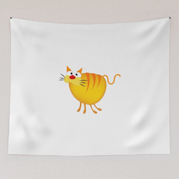 Item preview, Fatty cat cartoon designed and sold by mishamisha.