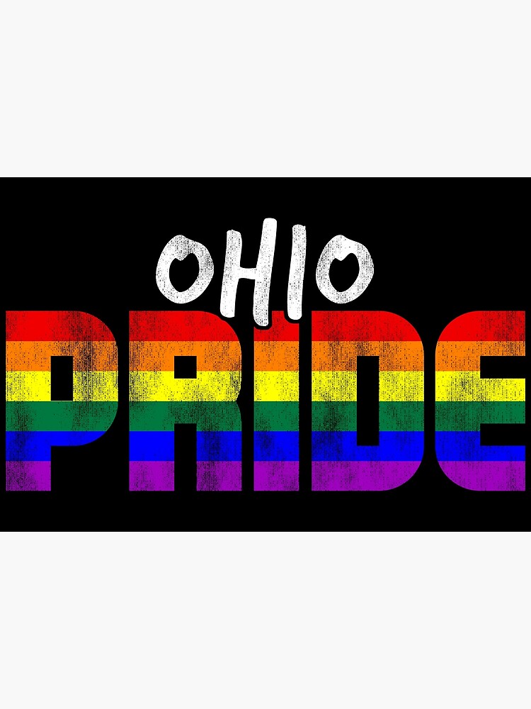 "Ohio Pride LGBT Flag" Poster for Sale by valador Redbubble