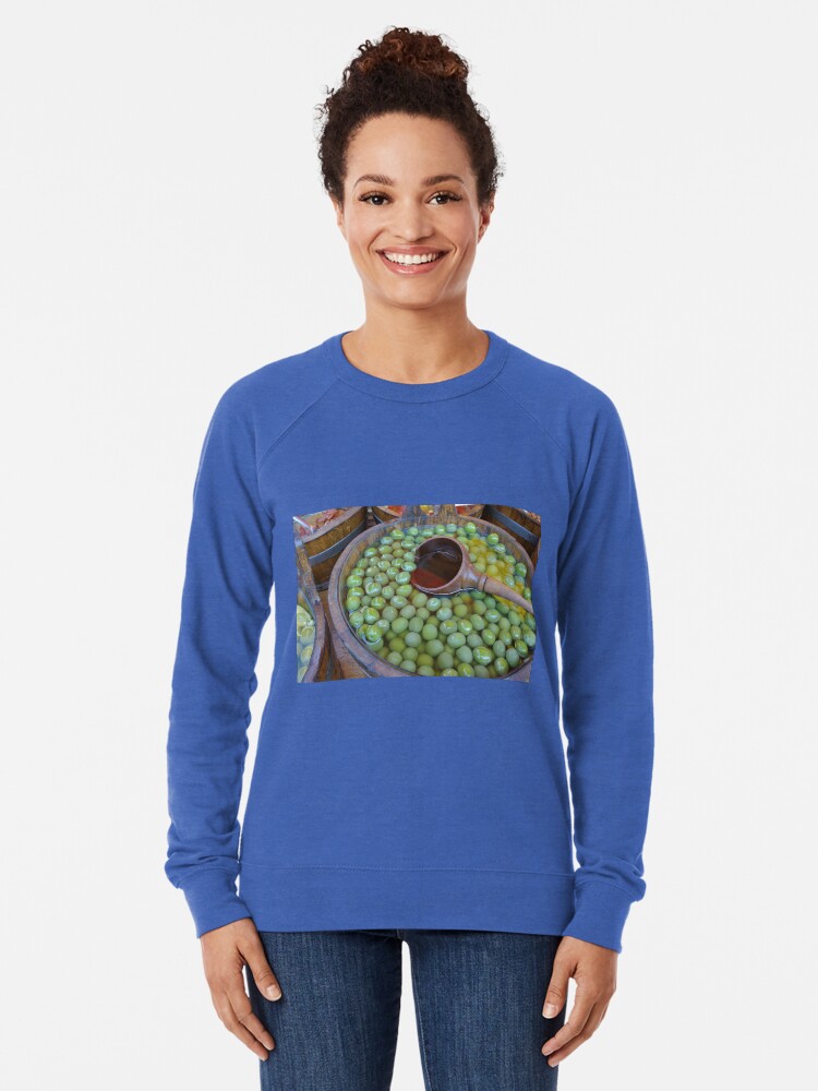 Alternate view of Street Food Green Olives Lightweight Sweatshirt
