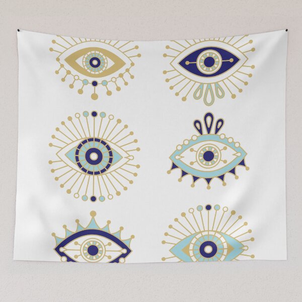 Item preview, Evil Eye Collection on White designed and sold by Cat Coquillette.