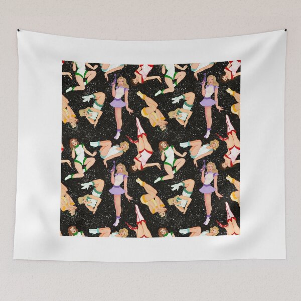 Item preview, Space Pinup Pattern designed and sold by K F Read.