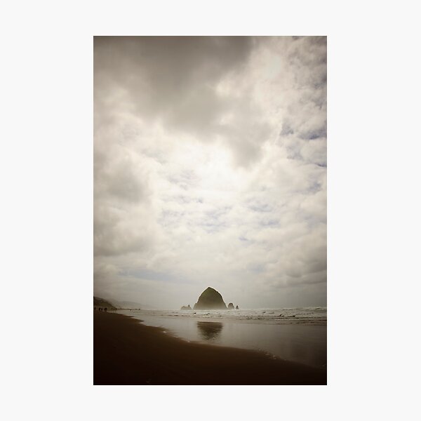 The weather people said it was supposed to be sunny and warm today... Photographic Print