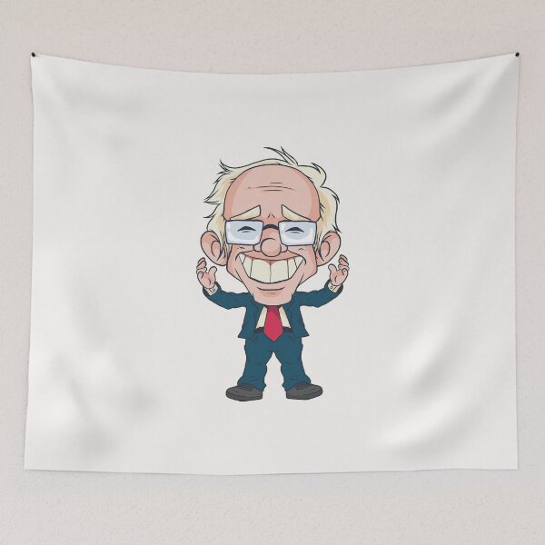 Item preview, Feel The Bern, Bernie Sanders 2020 Cartoon design, Democratic designed and sold by DNH Threads.