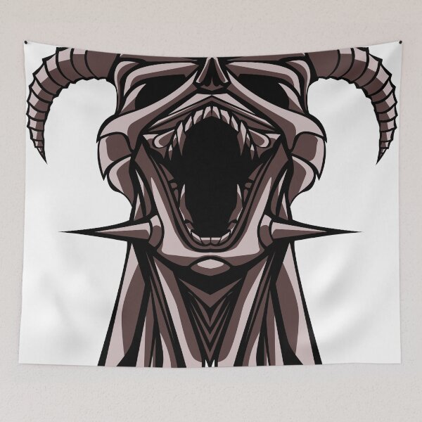 Item preview, Robot Skull dragon sticker  designed and sold by lu2k.