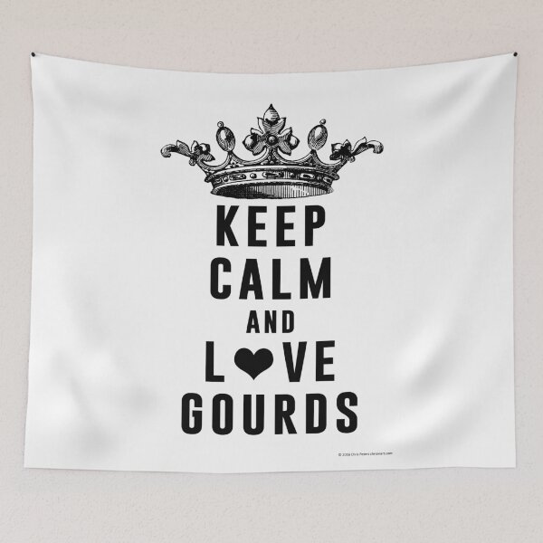 Item preview, Keep Calm and Love Gourds designed and sold by chrisinart.