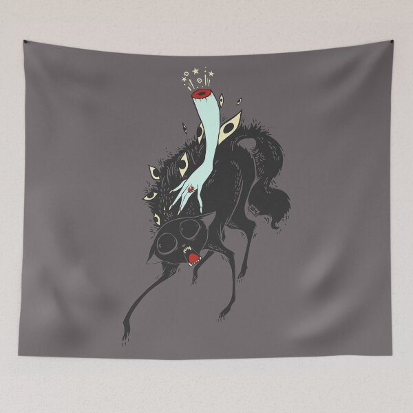 Item preview, Weird Many Eyed Cat With Witch Arm designed and sold by cellsdividing.