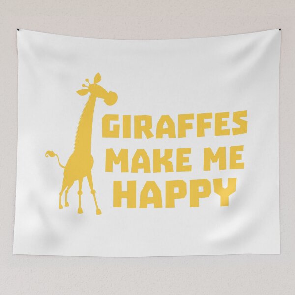 Item preview, Giraffes make me happy designed and sold by jazzydevil.