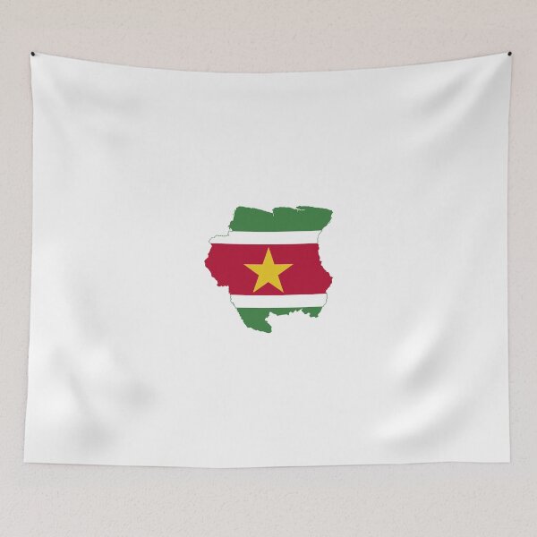 Item preview, Flag Map of Suriname   designed and sold by abbeyz71.