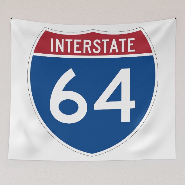Item preview, INTERSTATE 64 HIGHWAY SIGN MISSOURI ILLINOIS INDIANA KENTUCKY WEST VIRGINIA VIRGINIA designed and sold by DESTINATIONS DECAL.