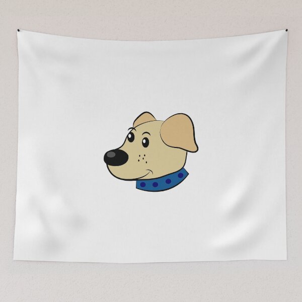Item preview, Cartoon dog head designed and sold by mishamisha.