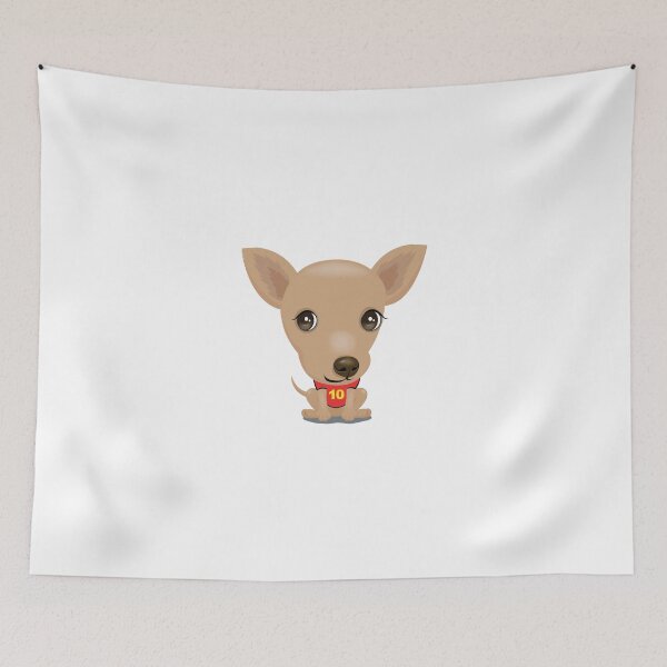 Item preview, Chihuahua Cartoon dog head  designed and sold by mishamisha.