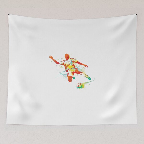 Item preview, Colored football sport art designed and sold by lovingangela.